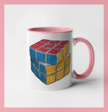 Rubikova kostka kreslená