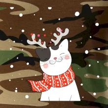 Kočka se sobími rohy