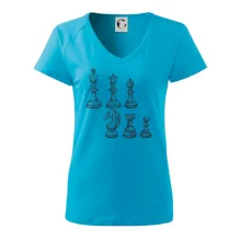 Šachové figurky kreslené