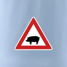 Dopravní značka - Pozor prase domácí