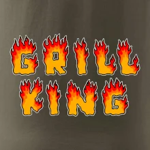 Grill King ohnivý nápis
