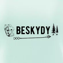 Beskydy nápis