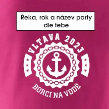 Na vodu - kotva (vlastní nápis)