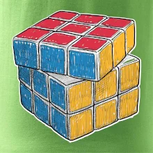 Rubikova kostka kreslená