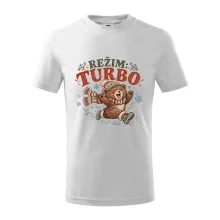 Rodinná vánoční trička - Režim turbo zimní medvídek dítě