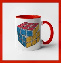 Rubikova kostka kreslená