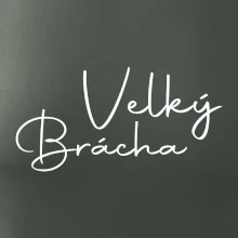 Velký brácha - nápis na zádech