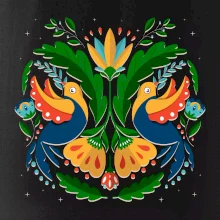 Folklor - dvě holubice