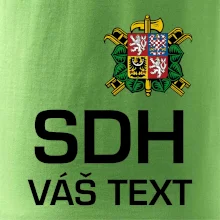 Sbor dobrovolných hasičů - znak bez nápisu + Nápis na zádech