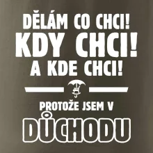 Dělám co chci, kdy chci důchod