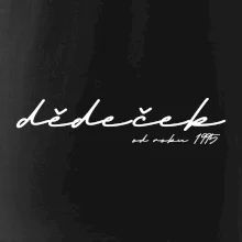 Psací nápis dědeček s ročníkem