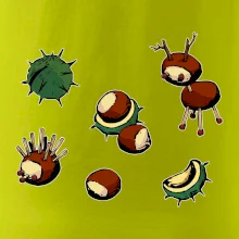 Kaštanová zvířátka - obdelník