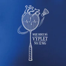 Badminton srdce s výpletem