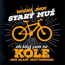 Starý muž - horské kolo