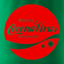 Corona virus pandemic logo