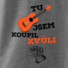 Tu kytaru jsem koupil kvůli tobě