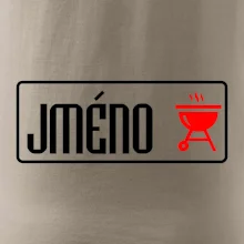 Triko na grilování s vlastním jménem
