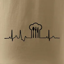 EKG kuchař čepice a příbory