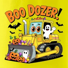 Halloweenský boo dozer