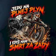 Kostlivec na horském kole ujíždí smrti