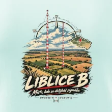 Liblice B vysílače v české krajině