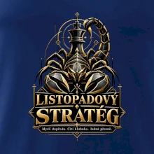 Listopadový stratég se štírem a šachovým králem