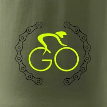 GO cyklista (fluo potisk)