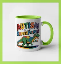 Stojící Rex Autism is my superpower