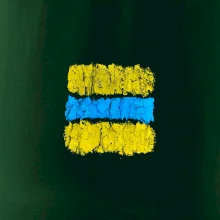 Turistická Cyklo značka - žluto modrá