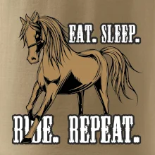 Eat Sleep Ride Repeat Western