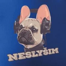 Francouzský buldoček neslyším