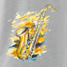 Saxofon malovaný