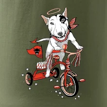 Bull terier anděl (Pecka design)