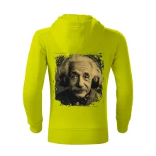 Albert se sluchátky