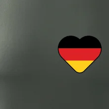 Germany love malé - Německá vlajka