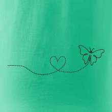 Dráha letu motýla - srdce