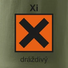 Xi Dráždivý - Výstražná tabulka na tričku