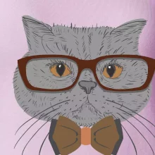 Hipster britská modrá