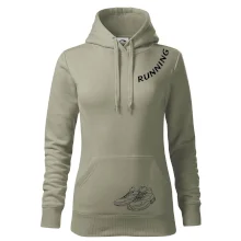 Running nápis šikmo