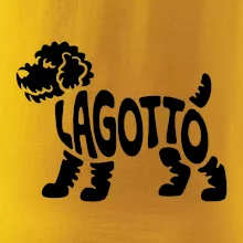 Lagotto nápis v těle