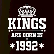 Kings are born in 1992