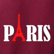 Paris nápis Eiffelova věž