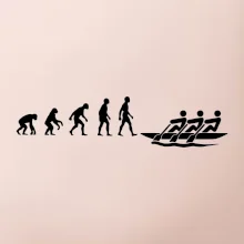 Evoluce veslování 3 lidi