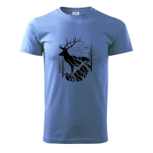 Jelen v lese křivky