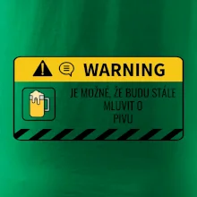 Warning mluvení - pivo