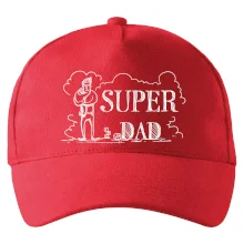 Kreslený nápis super dad