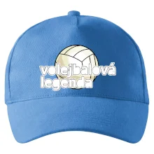 Volejbalová legenda - bílé písmo