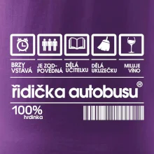 Čárový kód řidička autobusu