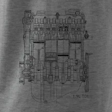 Motor Škoda/ VW 1.9L  TDI ze předu