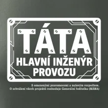 Táta hlavní inženýr provozu